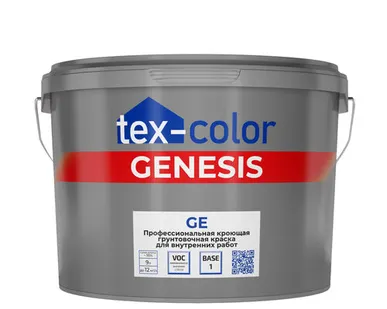 фото Tex-color Genesis GE / Текс-колор Генезис ГЕ Краска грунтовочная для внутренних работ