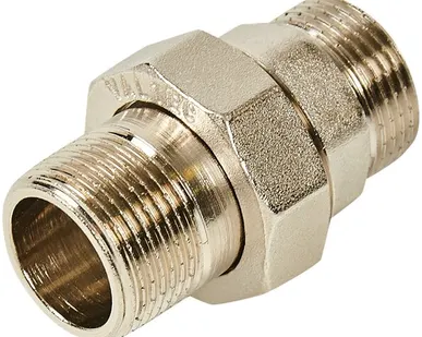 фото Американка прямая VALTEC (VTr.728. N.0005) 3/4 НР(ш) х 3/4 НР(ш) латунная