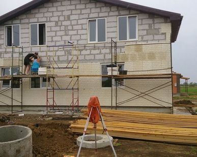 фото Утепление стен фасадов