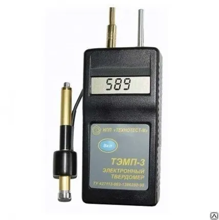 Фото №0 Динамический твердомер ТЭМП-3 (металлический корпус, с поверкой)