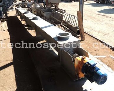 фото Винтовой конвейер Г1 в желобе
