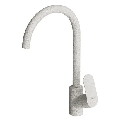 Фото №0 Смеситель для мойки AM.PM Like элегантный белый, F8007133