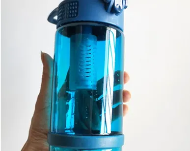 фото The Best Gift of Mini Sports Water Bottle BPA Free With Activated Carbon Filter