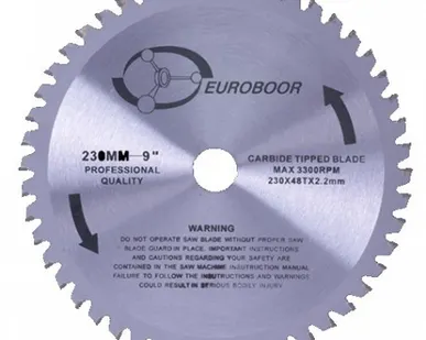 фото Дисковое режущее полотно диам. 230 мм 48 зубьев, для стали, нержавейки и аллюминия