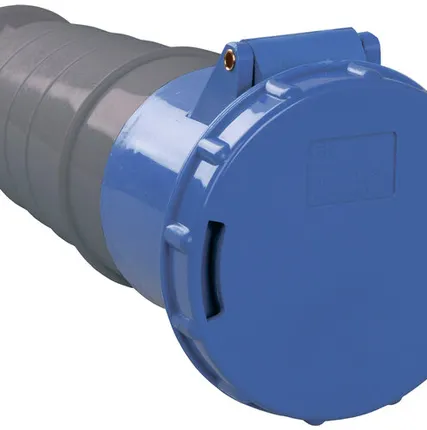 Фото №0 Розетка переносная силовая 63A, 2P+E, 230V, IP67 ССИ-233 PSR21-063-3 IEK (ИЭК)