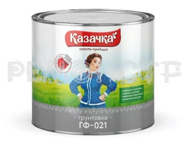 фото Грунт ГФ-021  1,9кг красно-коричневый антикор КАЗАЧКА (6) зз