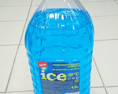 фото Жидкость стеклоомывающая зимняя незамерзающая Анти Ice 4л.
