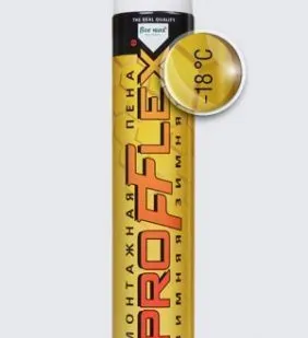 фото Монтажная пена ProFlex ЛАЙТ (зимняя) бытовая с трубочкой (0,75) вых.65