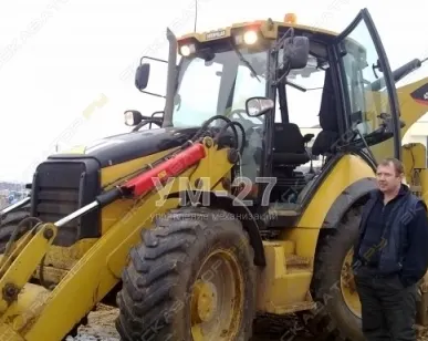 фото Аренда экскаватора-погрузчика Caterpillar 434E, Москва