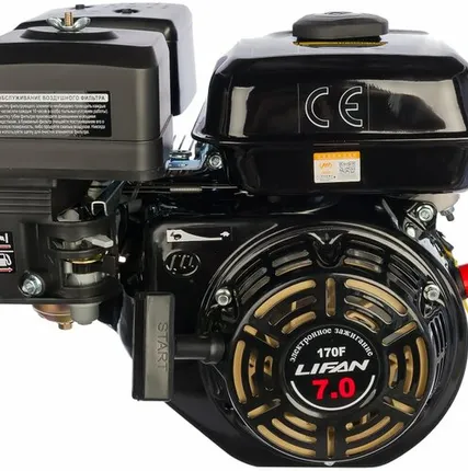 Фото №0 Двигатель бензиновый 170FM (вал 19 мм) LIFAN 170FM