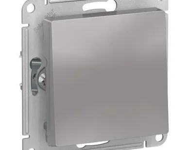 фото Выключатель SE ATLAS 1кл., б/р, алюм.