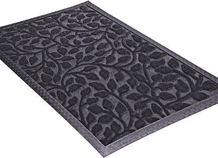 Фото №0 Коврик придверный влаговпитывающий МХ10 45x75см прямоугольный, черный