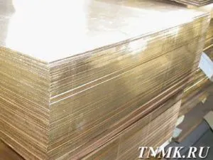 фото Лист бронзовый 6 мм БрКН1-3