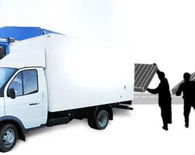 фото Разгрузка строительных материалов