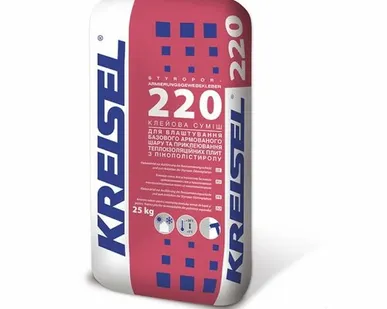 фото Штукатурно-клеевая смесь ARMIERUNGS-GEWEBEKLEBER 220 пенополистерола, 25 кг. КРАЙЗЕЛ
