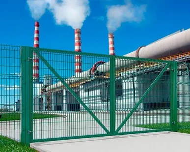 фото Ворота 3D распашные 1500х5500 мм