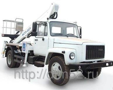 фото Автовышка телескопическая АГП 22Т на шасси ГАЗ 3309