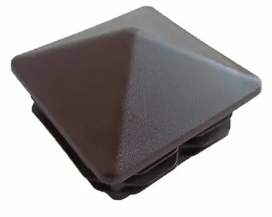 фото Заглушка 80*80 декор коричневая