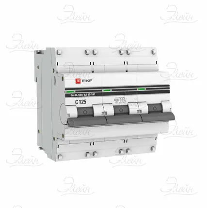 Фото №0 Автоматический выключатель 3Р ВА 47 EKF