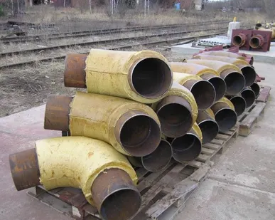 фото Труба предизолированная ППМ изоляции