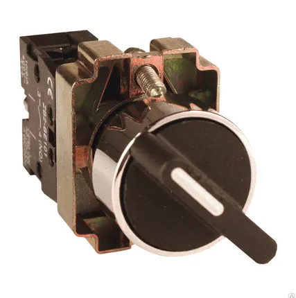 Фото №0 Переключатель BD33 3P короткая ручка 2NO EKF