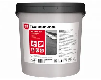 фото Мастика кровельная ТЕХНОНИКОЛЬ №31, 18кг
