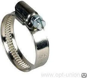 Фото №0 Хомут нерж винтовой червячный DIN3017 20-32/12 A2 AISI 304