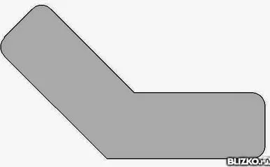 фото Уголок из массива красного канадского кедра 66,5х27,6х2130 мм
