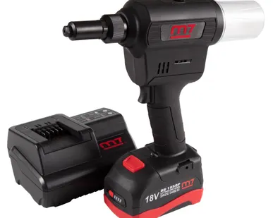 фото Заклепочник 2,4 - 6,4 мм, аккумуляторный, 18 В, 3 предмета, кейс MIGHTY SEVEN DR-102A1