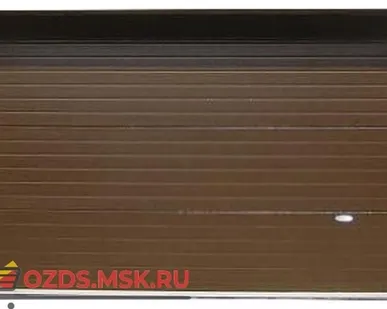фото Алютех Standart RAL 8014 2500х2500: Секционные ворота