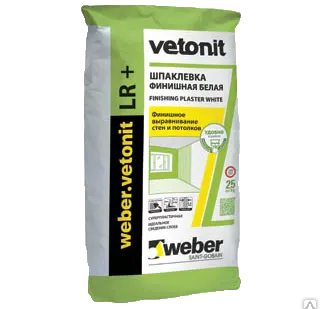 фото Шпаклевка WEBER-Vetonit LR+