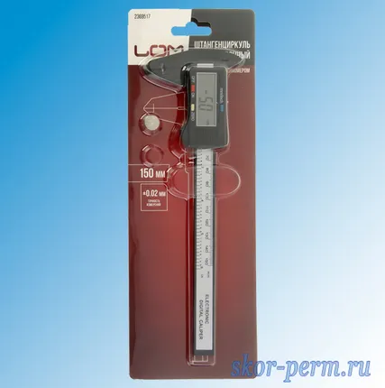 Фото №2 Штангенциркуль 150 мм (0,10) с глубиномером электронный