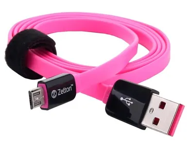фото Кабель Zetton Flat USB -