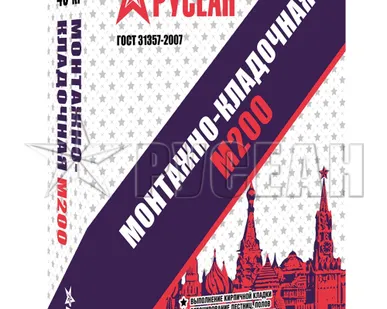 фото Монтажно-кладочная смесь М-200 Русеан, 40кг