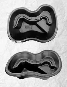 фото Декоративный садовый пруд 120 черный