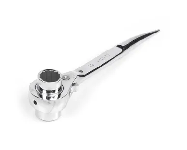 фото Ключ коликовый торцевой трещоточный 22х24 хром HORTZ