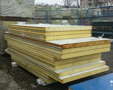 фото Сэндвич-панель PIR 120 мм 3,99 м