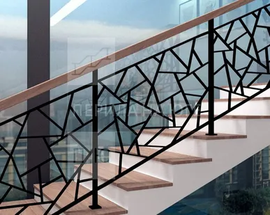 фото Перила из металла лофт