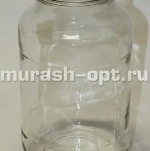 фото Банка стеклянная 1л горловина 1-82 (12)