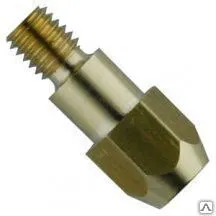 Фото №0 6003 Свеча, адаптер латунный - держатель наконечника M6 (L=28мм)