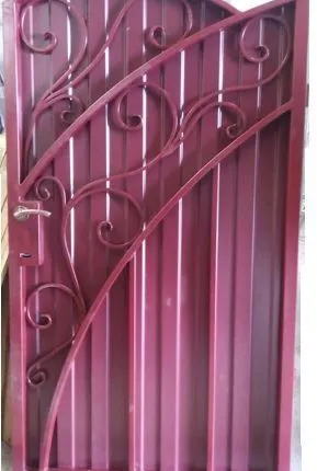Фото №0 Калитка с элементами ковки