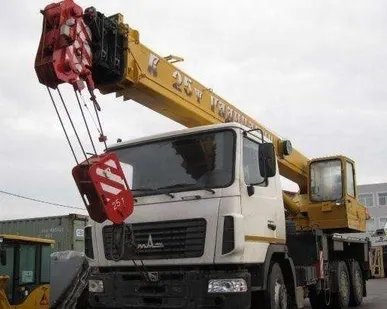 фото КС 55713-6В автокран с гуськом 25т МАЗ-6312 Евро-4