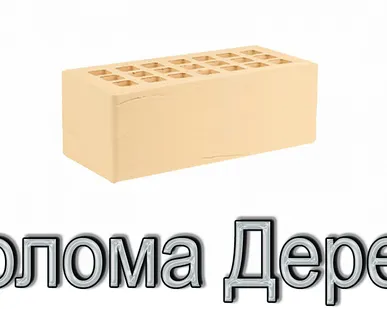 фото Кирпич КР-л-пу 250х120х88/1,4НФ/200/1,4/100 200 соломенный Дерево