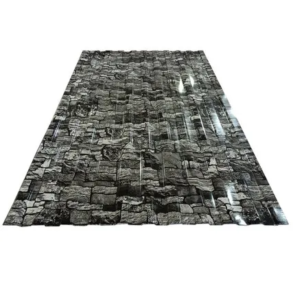Фото №0 Профнастил двухсторонний С8 PRINT Камень 0,35 мм 2 метра