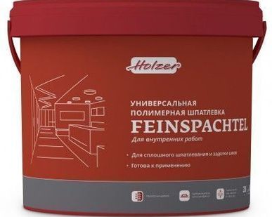 фото Шпатлевка полимерная универсальная Holzer FEINSPACHTEL