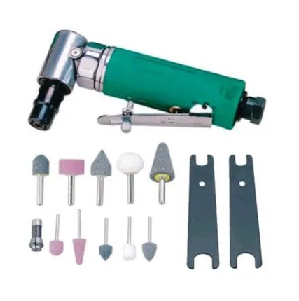 Фото №0 Бормашинка угловая 124 мм, JAG-0913FMK, Jonnesway (набор)