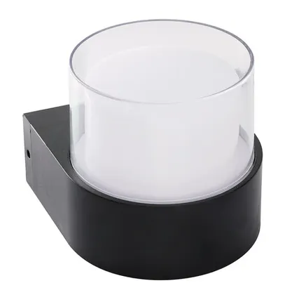 Фото №0 Светильник уличный настенный накладной светодиодный ULU-P21A-5W/4000K IP65 BLACK 5Вт 230В 4000К корпус черный TM Uniel