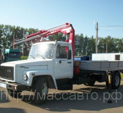 Фото №0 Газ 3309 с манипулятором TADANO
