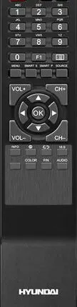 Фото №0 Пульт ДУ HYUNDAI H-LED24V5, H-LCD1917, H-LED22V1, RC44F (Rolsen, IRBIS, TELEFUNKEN)