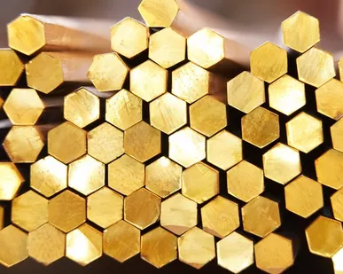 фото Шестигранник латунный Л63, ЛС59-1 ГОСТ 2060-2006 приобрести в компании МосХимСталь